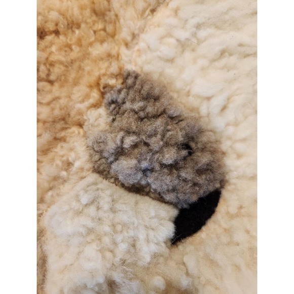 Alpaca Fur Eagle Vintage Fiber Art / Wall Tapestry 38 X 29 Signed 1986 - Picture 4 of 13